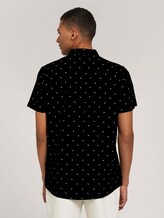 overhemd met korte mouwen en palmprint - Mannen - black mini palm leaf print overhemd met korte mouwen en palmprint - Mannen - black mini palm leaf print - 2 - TOM TAILOR Denim