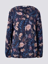 Bluse mit Blumenmuster - Frauen - navy floral design Bluse mit Blumenmuster - Frauen - navy floral design - 7 - My True Me