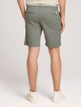 Gemusterte Chino Shorts mit Gürtel - Männer - khaki small square print Gemusterte Chino Shorts mit Gürtel - Männer - khaki small square print - 2 - TOM TAILOR Denim