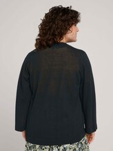 Curvy - Cardigan mit weiten Ärmeln - Frauen - deep black Curvy - Cardigan mit weiten Ärmeln - Frauen - deep black - 2 - My True Me