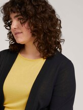 Curvy - Cardigan mit weiten Ärmeln - Frauen - deep black Curvy - Cardigan mit weiten Ärmeln - Frauen - deep black - 9 - My True Me