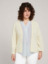 Cardigan mit weiten Ärmeln - Frauen - champagne white Cardigan mit weiten Ärmeln - Frauen - champagne white - 1 - My True Me