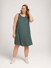 Curvy - Ärmelloses kurzes Kleid - Frauen - washed jasper green Curvy - Ärmelloses kurzes Kleid - Frauen - washed jasper green - 3 - My True Me