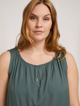 Curvy - Ärmelloses kurzes Kleid - Frauen - washed jasper green Curvy - Ärmelloses kurzes Kleid - Frauen - washed jasper green - 9 - My True Me