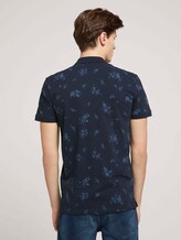 gemustertes Poloshirt - Männer - navy tonal shred flower print gemustertes Poloshirt - Männer - navy tonal shred flower print - 2 - TOM TAILOR Denim