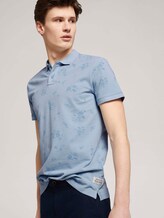 gemustertes Poloshirt - Männer - blue shredded flower print gemustertes Poloshirt - Männer - blue shredded flower print - 5 - TOM TAILOR Denim