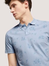 gemustertes Poloshirt - Männer - blue shredded flower print gemustertes Poloshirt - Männer - blue shredded flower print - 9 - TOM TAILOR Denim