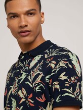 gemustertes Poloshirt - Männer - navy abstract flower print gemustertes Poloshirt - Männer - navy abstract flower print - 9 - TOM TAILOR Denim