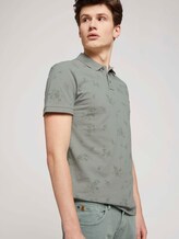 gemustertes Poloshirt - Männer - olive shredded flower print gemustertes Poloshirt - Männer - olive shredded flower print - 5 - TOM TAILOR Denim