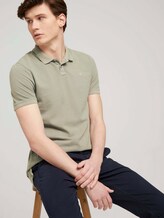 Poloshirt mit Farbverlauf - Männer - Greyish Shadow Olive Poloshirt mit Farbverlauf - Männer - Greyish Shadow Olive - 5 - TOM TAILOR Denim