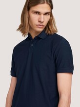 Poloshirt in Melange Optik - Männer - Sky Captain Blue Poloshirt in Melange Optik - Männer - Sky Captain Blue - 9 - TOM TAILOR Denim