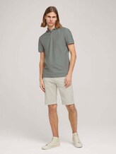 Poloshirt in Melange Optik - Männer - Greyish Shadow Olive Poloshirt in Melange Optik - Männer - Greyish Shadow Olive - 3 - TOM TAILOR Denim