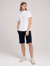 Poloshirt in Melange Optik - Männer - White Poloshirt in Melange Optik - Männer - White - 3 - TOM TAILOR Denim