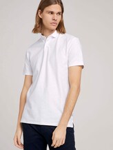 Poloshirt in Melange Optik - Männer - White Poloshirt in Melange Optik - Männer - White - 5 - TOM TAILOR Denim