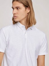 Poloshirt in Melange Optik - Männer - White Poloshirt in Melange Optik - Männer - White - 9 - TOM TAILOR Denim