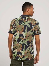 Gemustertes Poloshirt - Männer - tropical monstera leaf print Gemustertes Poloshirt - Männer - tropical monstera leaf print - 2 - TOM TAILOR Denim