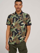 Gemustertes Poloshirt - Männer - tropical monstera leaf print Gemustertes Poloshirt - Männer - tropical monstera leaf print - 5 - TOM TAILOR Denim