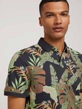 Gemustertes Poloshirt - Männer - tropical monstera leaf print Gemustertes Poloshirt - Männer - tropical monstera leaf print - 9 - TOM TAILOR Denim