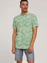 Gemustertes Poloshirt - Männer - mint palm leaves print Gemustertes Poloshirt - Männer - mint palm leaves print - 5 - TOM TAILOR Denim