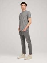 Kurzarmhemd mit Stehkragen - Männer - Greyish Shadow Olive Kurzarmhemd mit Stehkragen - Männer - Greyish Shadow Olive - 3 - TOM TAILOR Denim