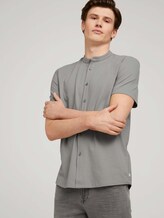Kurzarmhemd mit Stehkragen - Männer - Greyish Shadow Olive Kurzarmhemd mit Stehkragen - Männer - Greyish Shadow Olive - 5 - TOM TAILOR Denim