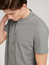 Kurzarmhemd mit Stehkragen - Männer - Greyish Shadow Olive Kurzarmhemd mit Stehkragen - Männer - Greyish Shadow Olive - 9 - TOM TAILOR Denim