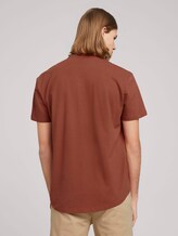 Kurzarmhemd mit Stehkragen - Männer - Goji Orange Kurzarmhemd mit Stehkragen - Männer - Goji Orange - 2 - TOM TAILOR Denim