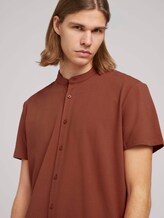 Kurzarmhemd mit Stehkragen - Männer - Goji Orange Kurzarmhemd mit Stehkragen - Männer - Goji Orange - 9 - TOM TAILOR Denim