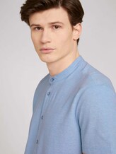 Kurzarmhemd mit Stehkragen - Männer - foggy blue melange Kurzarmhemd mit Stehkragen - Männer - foggy blue melange - 9 - TOM TAILOR Denim