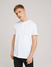 Poloshirt mit Strehkragen - Männer - White Poloshirt mit Strehkragen - Männer - White - 5 - TOM TAILOR Denim