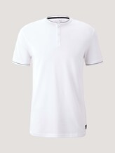 Poloshirt mit Strehkragen - Männer - White Poloshirt mit Strehkragen - Männer - White - 7 - TOM TAILOR Denim