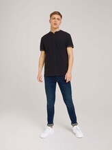 Poloshirt mit Strehkragen - Männer - Black Poloshirt mit Strehkragen - Männer - Black - 3 - TOM TAILOR Denim