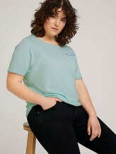 Print T-Shirt mit Bio-Baumwolle - Frauen - pale mint Print T-Shirt mit Bio-Baumwolle - Frauen - pale mint - 5 - My True Me