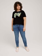 Print T-Shirt mit Bio-Baumwolle - Frauen - Black Print T-Shirt mit Bio-Baumwolle - Frauen - Black - 3 - My True Me