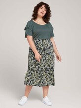 T-Shirt mit Rüschenärmel - Frauen - washed jasper green T-Shirt mit Rüschenärmel - Frauen - washed jasper green - 3 - My True Me