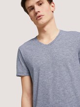 gestreiftes T-Shirt - Männer - navy white yd melange stripe gestreiftes T-Shirt - Männer - navy white yd melange stripe - 9 - TOM TAILOR Denim