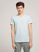 gestreiftes T-Shirt - Männer - mint white yd melange stripe gestreiftes T-Shirt - Männer - mint white yd melange stripe - 1 - TOM TAILOR Denim