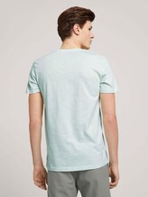 gestreiftes T-Shirt - Männer - mint white yd melange stripe gestreiftes T-Shirt - Männer - mint white yd melange stripe - 2 - TOM TAILOR Denim