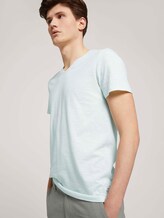 gestreiftes T-Shirt - Männer - mint white yd melange stripe gestreiftes T-Shirt - Männer - mint white yd melange stripe - 5 - TOM TAILOR Denim