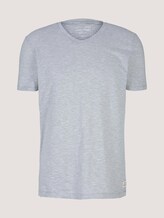 gestreiftes T-Shirt - Männer - olive white yd melange stripe gestreiftes T-Shirt - Männer - olive white yd melange stripe - 7 - TOM TAILOR Denim