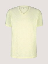 gestreiftes T-Shirt - Männer - yellow white yd melange stripe gestreiftes T-Shirt - Männer - yellow white yd melange stripe - 7 - TOM TAILOR Denim