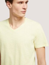 gestreiftes T-Shirt - Männer - yellow white yd melange stripe gestreiftes T-Shirt - Männer - yellow white yd melange stripe - 9 - TOM TAILOR Denim