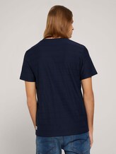 strukturiertes T-Shirt - Männer - Sky Captain Blue strukturiertes T-Shirt - Männer - Sky Captain Blue - 2 - TOM TAILOR Denim