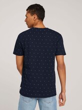 gemustertes T-Shirt - Männer - navy dot triangle print gemustertes T-Shirt - Männer - navy dot triangle print - 2 - TOM TAILOR Denim