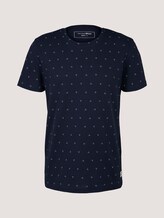 gemustertes T-Shirt - Männer - navy dot triangle print gemustertes T-Shirt - Männer - navy dot triangle print - 7 - TOM TAILOR Denim