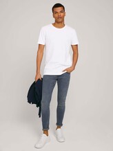 gemustertes T-Shirt - Männer - white dot triangle print gemustertes T-Shirt - Männer - white dot triangle print - 3 - TOM TAILOR Denim