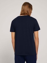 t-shirt with a print - Men - Sky Captain Blue t-shirt with a print - Men - Sky Captain Blue - 2 - TOM TAILOR Denim