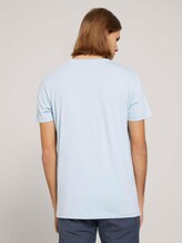 T-Shirt mit Bio-Baumwolle - Männer - Foggy Blue T-Shirt mit Bio-Baumwolle - Männer - Foggy Blue - 2 - TOM TAILOR Denim
