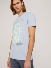 T-Shirt mit Bio-Baumwolle - Männer - Foggy Blue T-Shirt mit Bio-Baumwolle - Männer - Foggy Blue - 5 - TOM TAILOR Denim