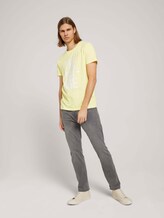 T-Shirt mit Bio-Baumwolle - Männer - cream yellow T-Shirt mit Bio-Baumwolle - Männer - cream yellow - 3 - TOM TAILOR Denim
